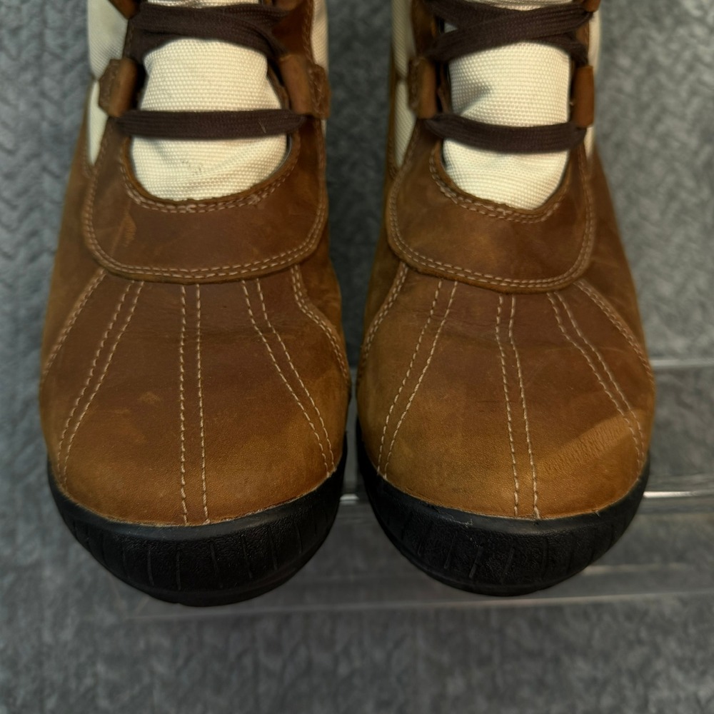 Timberland Mount Hope Waterproof Winter Boots Brown Leather Tan 6910B Womens 10 - Picture 10 of 15